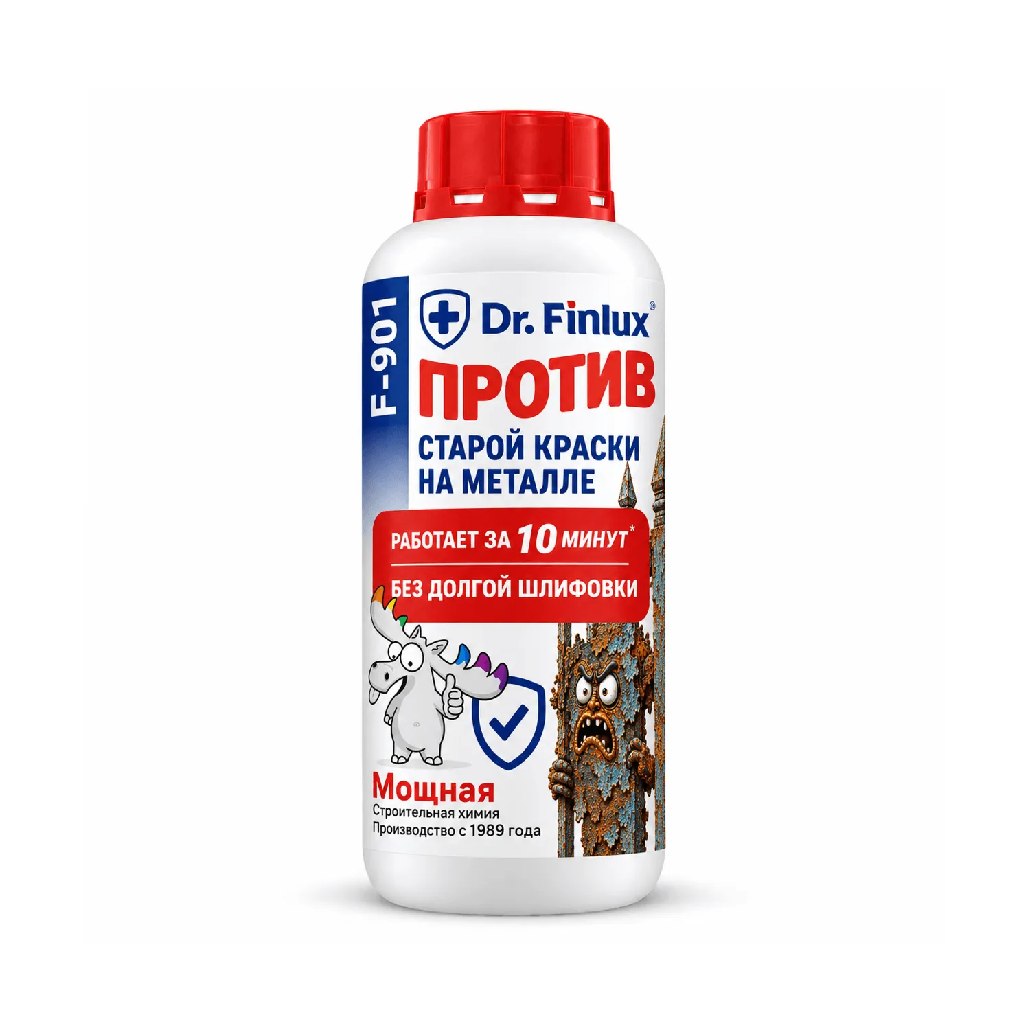 Быстродействующая профессиональная смывка старой краски с металла DR.Finlux F-901