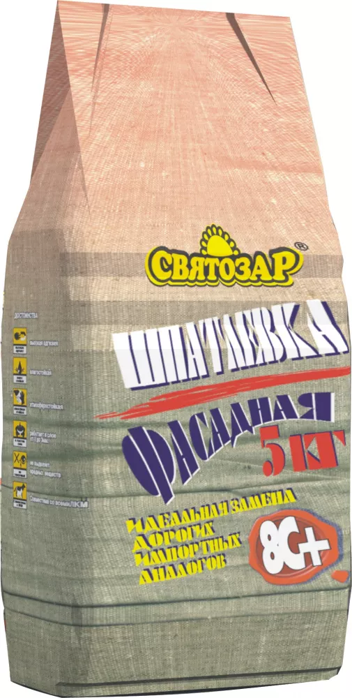 Святозар "8С+" Шпатлевка фасадная
